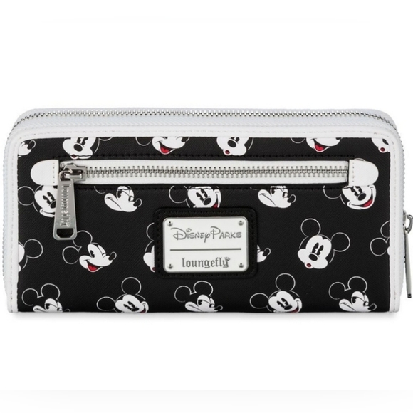 NWT Lounfefly Disney Parks Mickie Mouse zip around Long Wallet π€π€π€π€ - Picture 2 of 4